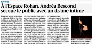 "Les chatouilles" à l'Espace Rohan